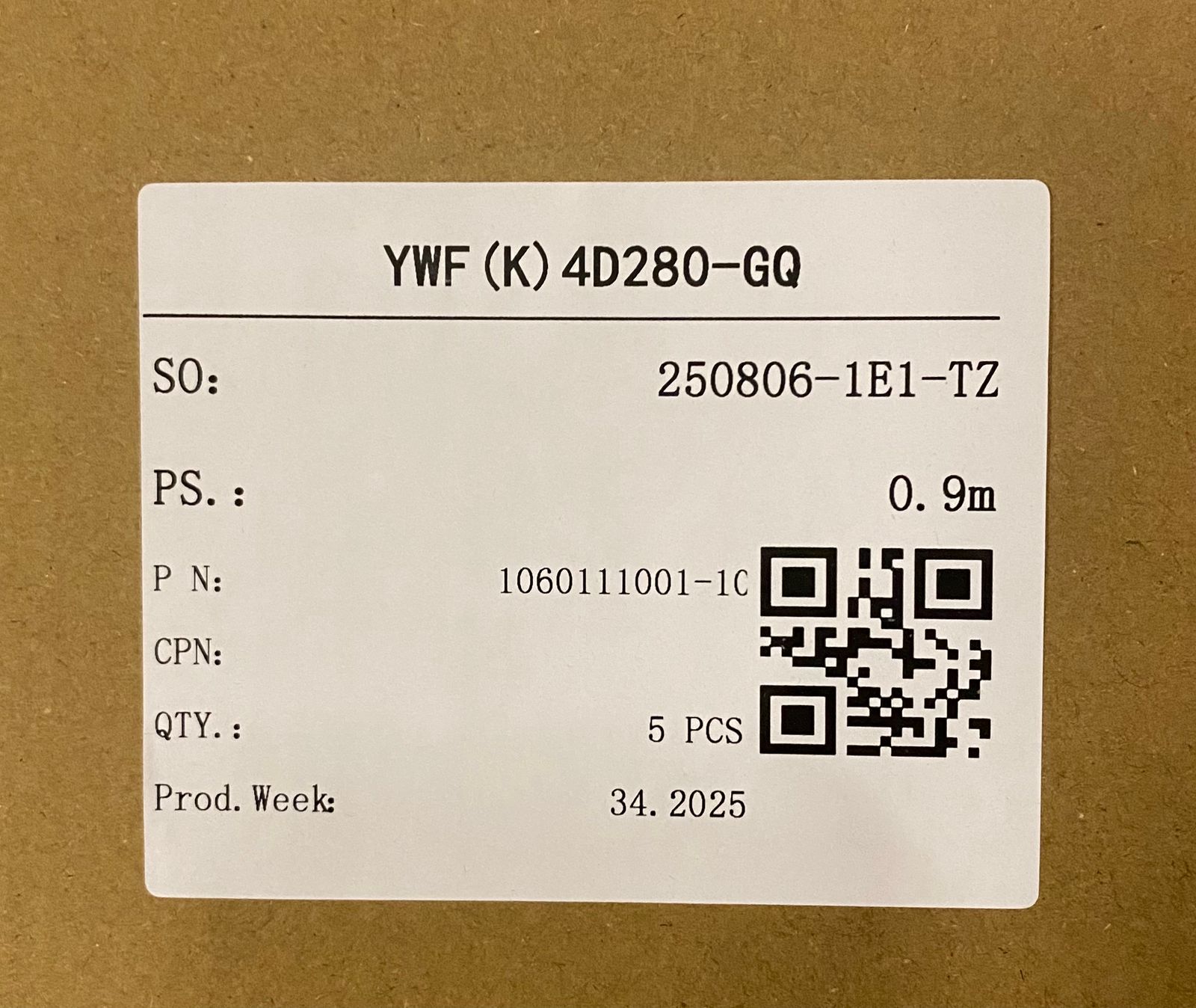 YWF(K)4D280-GQ-1