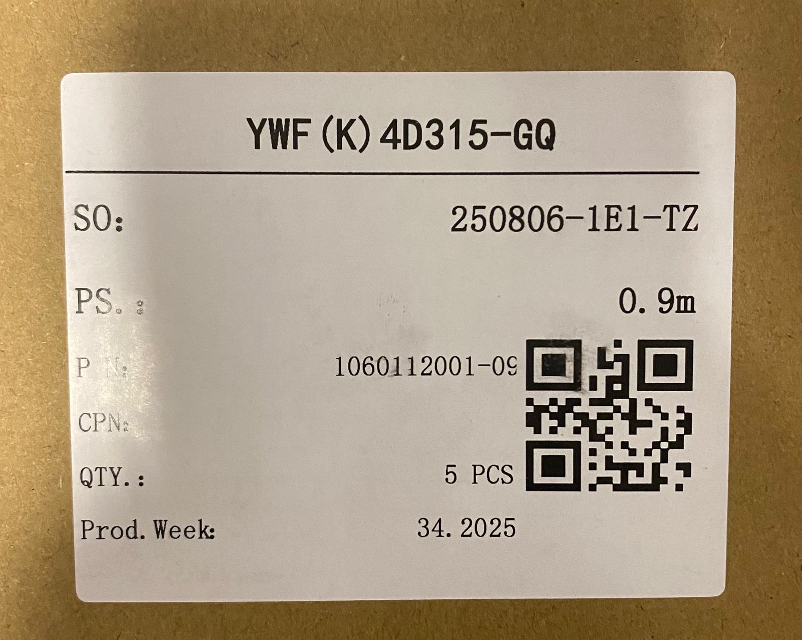 YWF(K)4D315-GQ-1